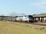 AMTK 821 & 831 lead a late AutoTrain northbound